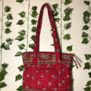 Medium Vera Bradley purse with matching change bag